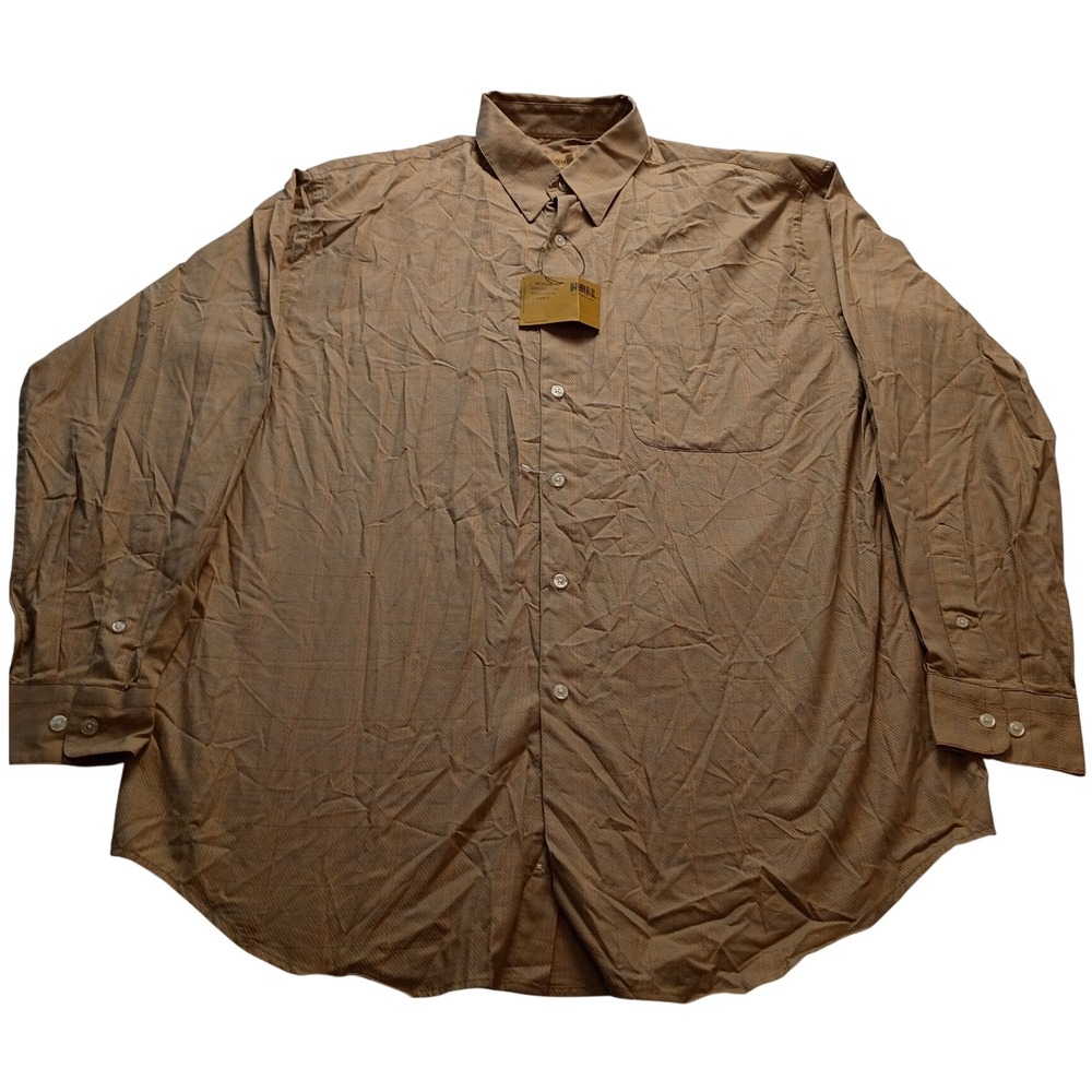 Tricots St Raphael Shirt Men's WF3188K Gameboard Green Bean Button Down L NWT